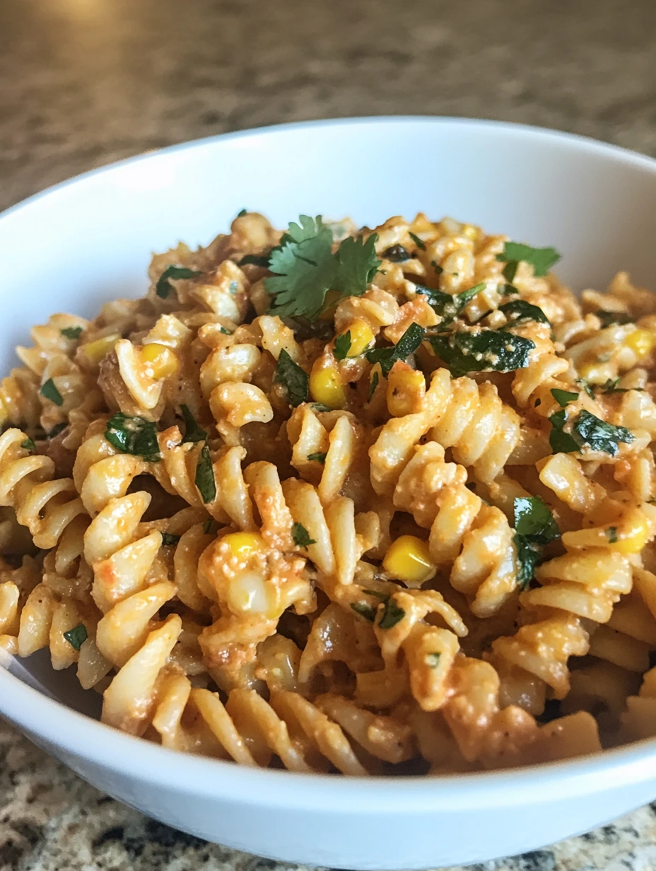 Best Creamy Mexican Street Corn Pasta Salad