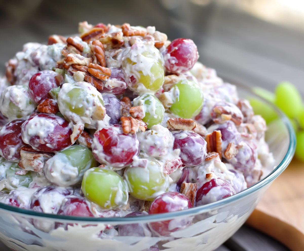Incredibly Easy Creamy Grape Salad Recipe (5-Minute Favorite!)