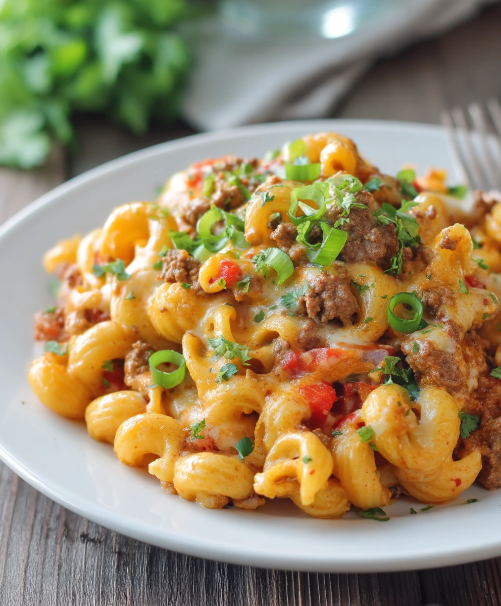 Easy Cheesy Beef Taco Pasta – Your New Favorite One-Pot Meal!