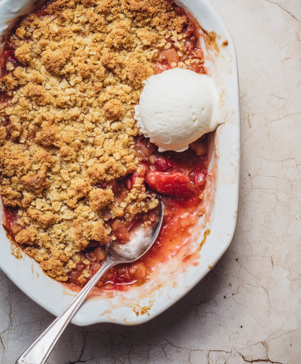 Classic Rhubarb Crisp Recipe – Easy Homemade Dessert