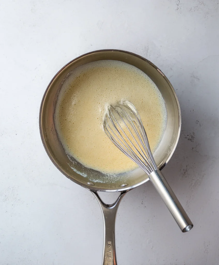 Easy Japanese Soufflé Pancakes: The Best Fluffy Recipe 2 Step-by-step process of making fluffy Japanese soufflé pancakes whisking, folding, cooking, plating.